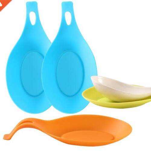 Silicone Insulation Spoon Rest Heat Resistant Drink Glass Co