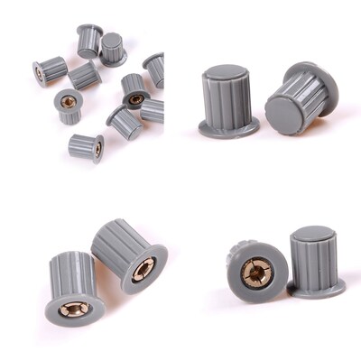 Shaft Insert Dia Brass Tone Core Potentiometer Control Knobs