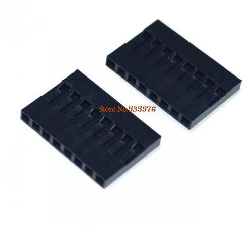 100x 2.54mm x8P Plastic For Dupont Jumper Housing Female Pin