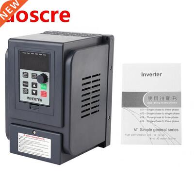 1-Phase 220V Input 3-Phase 380V Output 1.5KW VFD Variable Fr