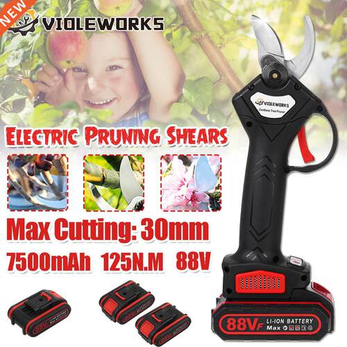 88V 800W Cordless Pruner Lithium-ion Pruning Shear Efficient