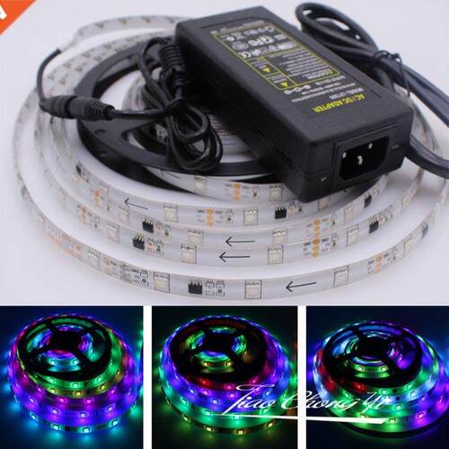 5M WS2811 5050 Horse Race RGB Full color 150LED strip IP65 +
