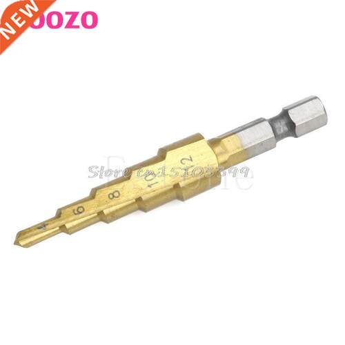 High Quality 4-12mm HSS Triangle Shank Pagoda Step Drill Bi