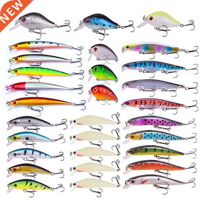 Proleurre Almighty Mixed Fishing Lure Kits Wobbler Crankbait