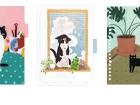 5Pcs/set A5 A6 Spiral Notebook Journal Index Divider Filler