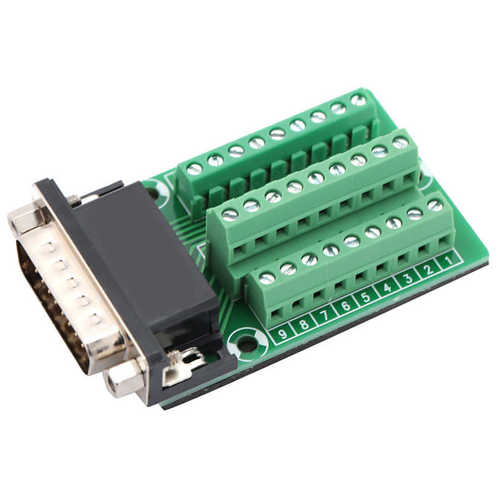 DB26 Board DB26-G2-01 Male Adapter to PCB Terminal Signals