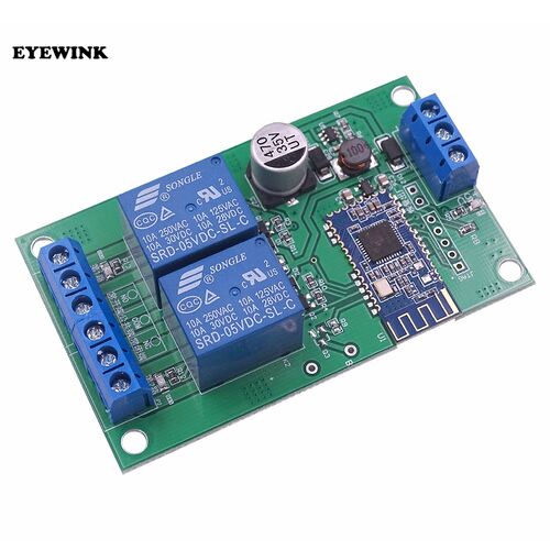 2 Channel Relay Module Bluetooth 4.0 BLE for Apple Android P