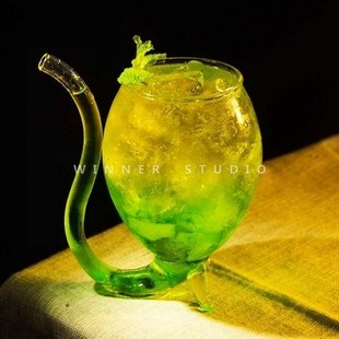 Fashion Style Creative 300ml 1Pcs Devil Red Wine Glass Trans