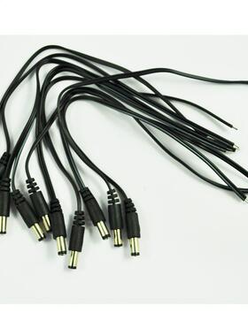 10pcs 5.5x2.1mm Male DC Power Pigtails Plug Lead Cord for CC