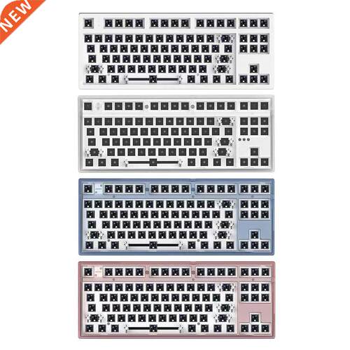 For Flesports RGB Backlit LED Mechanical Keyboard Kit MK870