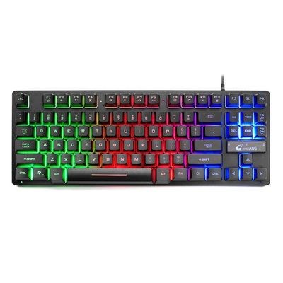 Gaming Keyboard 87 Keys Keyboard for PC / Laptop Gamer Wired