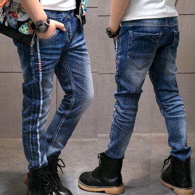 IENENS Kids Boys Skinny Jeans Denim Trousers 4-13 Years Youn