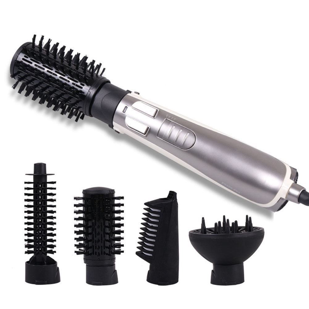 4 In 1 Hot Air Brush Dryer Curling Rod Hair Styling Tools Au