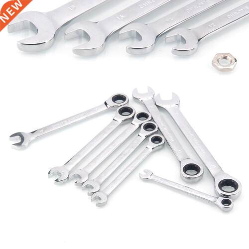 1 Piece 8-19mm Combination Ratchet Wrenches with Keys Gear R