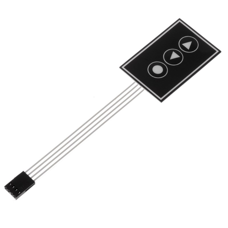 1x3 Matrix Array 3Key Membrane Switch Keypad Keyboard 1*3Key