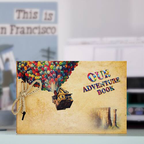 29.5x19.5cm Our Adventure Book  Hand Tie Gift Balloon Pho