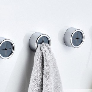 1pc Self Adhesive Wall Hook Towel Clip Cleaning Cloth Storag