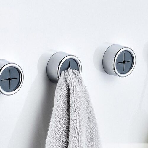 1pc Self Adhesive Wall Hook Towel Clip Cleaning Cloth Storag