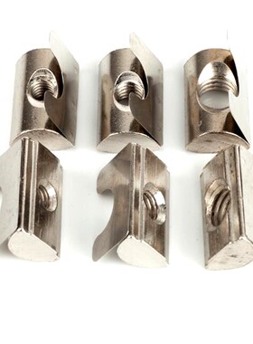 10pcs 3030 Half round nut M4 M5 M6 M8 shrapnel nut block ela