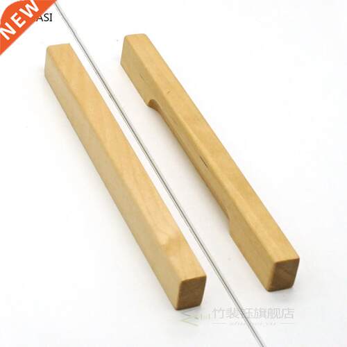 Natural Solid Wood Dresser handles desk drawer knos and Pul
