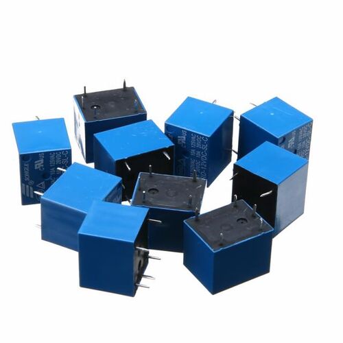 5pcs/10pcs/lot SRD-12VDC-SL-C Blue Power Relays T73-12V 10A