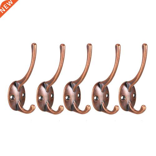 Dual Prong Coat Hooks Wall Mounted Towel Hook 87mm x 29mm x