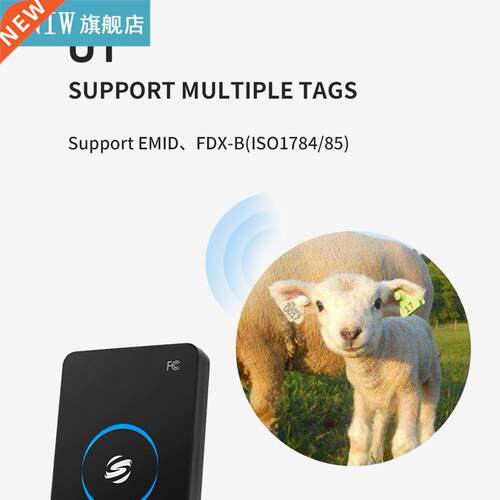 134.2KH Animal Tags Reader USB Power Supplys Handheld Port