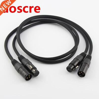 Pair 5N OCC Copper Conductor Audio Balance Interconnect Cabl