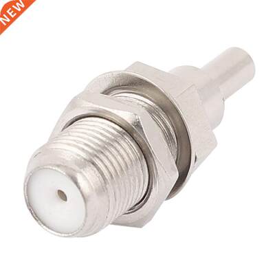 RF connector F female nut bulkhead crimp for RG174 RG316 LMR