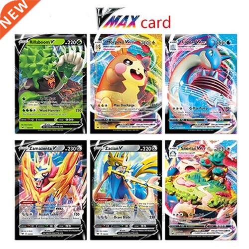 Random 25Pcs/Box New Pokemon Cards Vmax English Version Bat