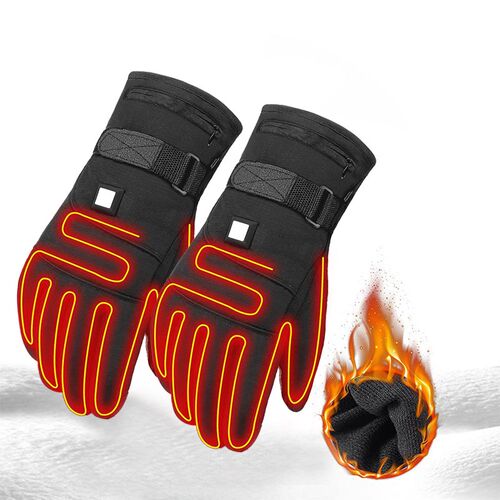 Winter Gloves USB Electric Motorcycle Heated Gloves Touch