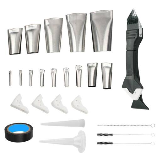 14PCS/Set Caulking Finisher Tool Kit Caulk Nozzle Silicone T