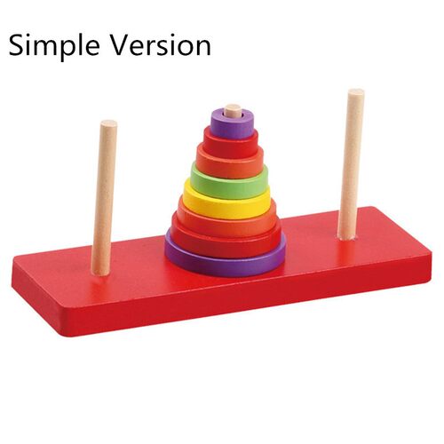 Hanoi Tower Kids Educational Wooden Early Learning Classic