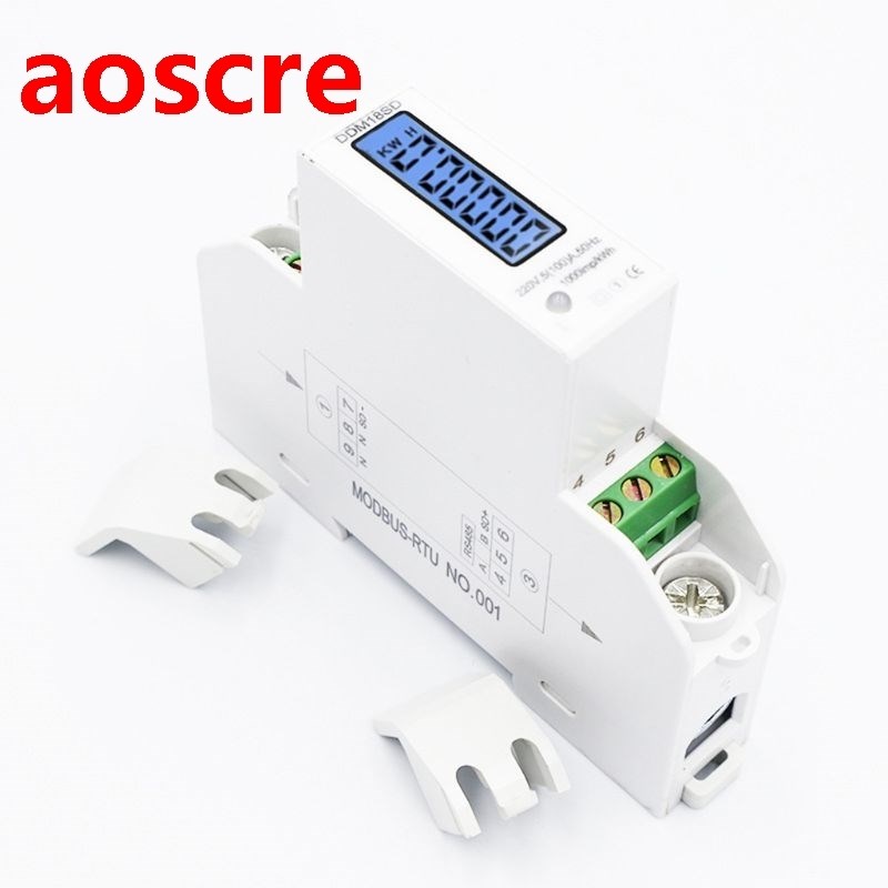 5-100A Electricity Power Energy Meter LCD Digital Display Si