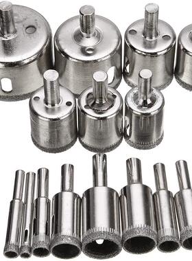 Diamond Hole Drill Bits Set - 15pcs Tile Hole Saw Coated Cor