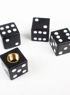 4PCS Auto Wheel Stem Tyre Air Valve Dustproof Cap Dice Tire