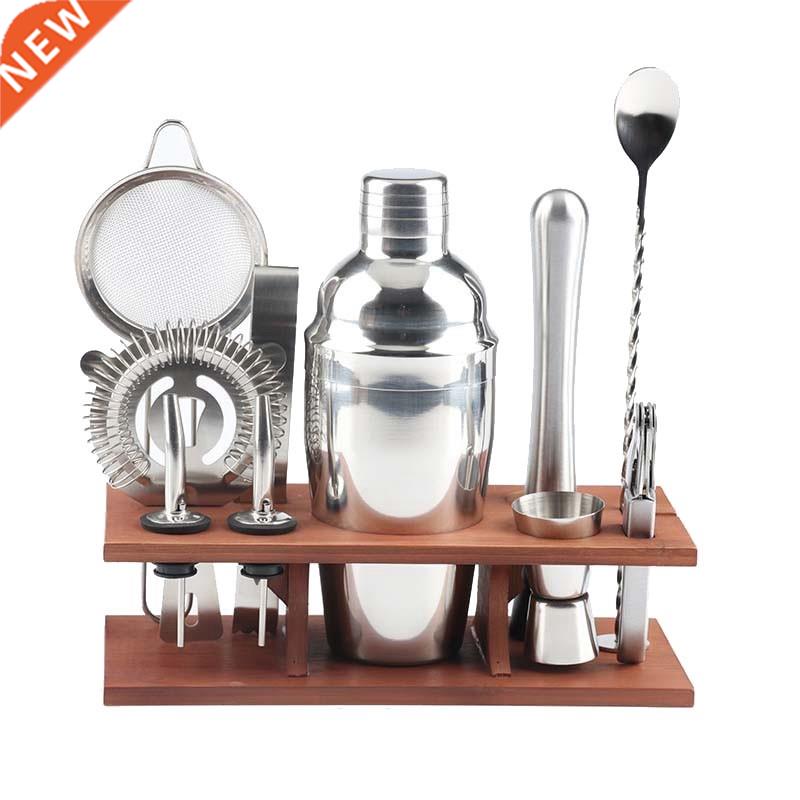 11-Piece Cocktail Shaker Bar Set Stainless Steel Bartender K
