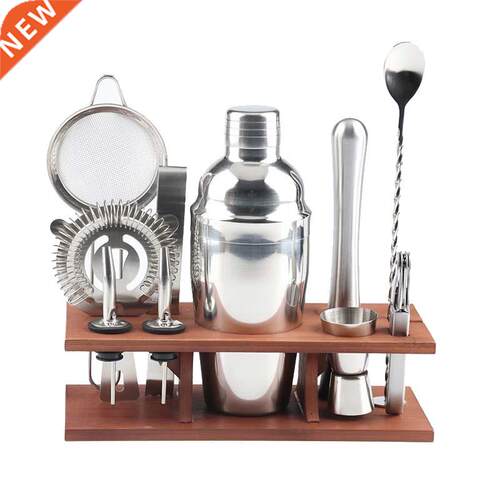 11-Piece Cocktail Shaker Bar Set Stainless Steel Bartender K