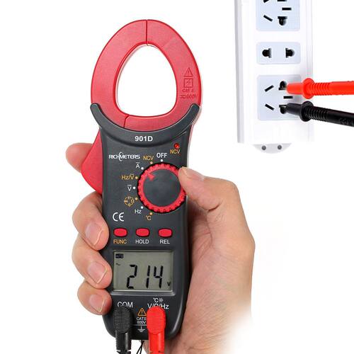 Digital Clamp Meter 4000 Counts NCV Voltage Meters Poetable