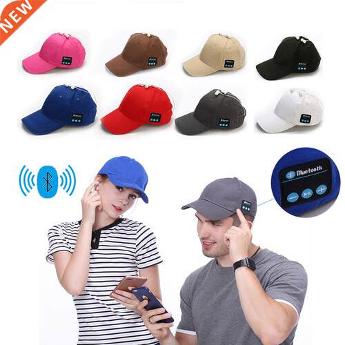 Wireless Bluetooth Headset Headphone Smart Cap Speaker Mic