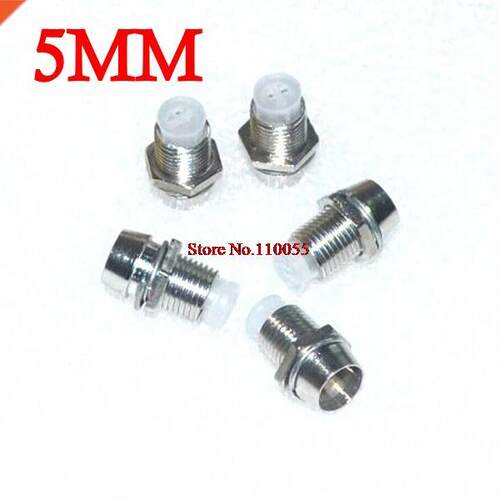 100pcs 5mm LED LEDs mount holder/ metal cover