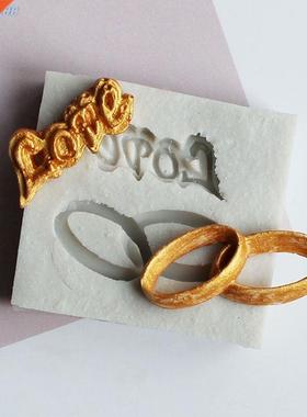 Ring Shape Silicone Casting Mold Tool For  Fondant Cake M