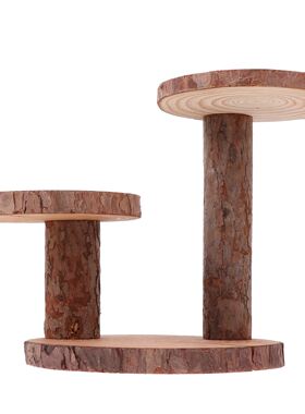 Small Wood Plant Stand Gdening Pot Holder Flower Pot Rack