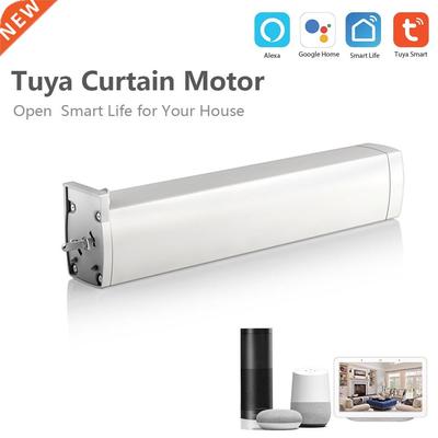 WIFI Electric Curtain Motor Auto Motorized Curtain Track Tuy