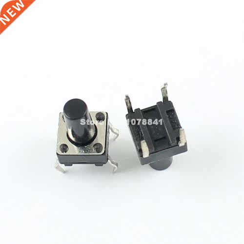 100 Pcs Button Swtch 4 Pn DP 6x6x9.5mm Hgh 9.5mm
