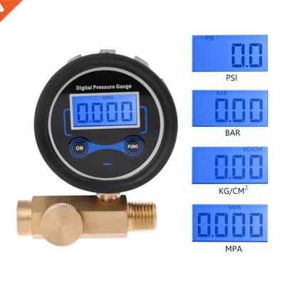 1/4 Digital Air Compressor 200PSI Pressure Regulator Gauge
