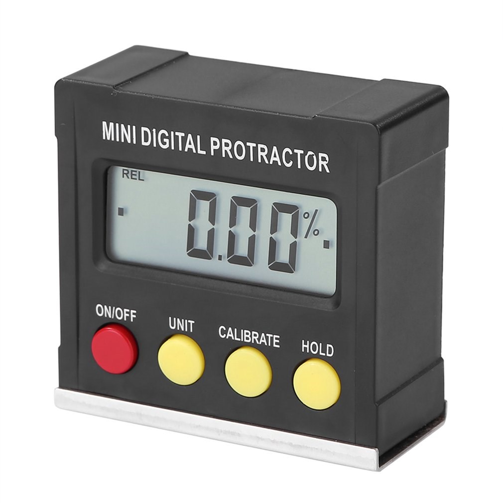 360 Degree Mini Magnetic Digital Inclinometer Level Box Gaug