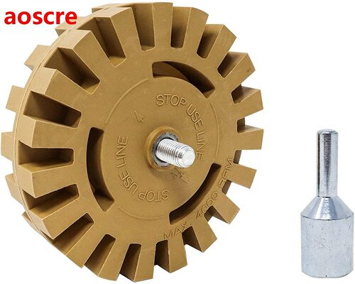 Car Pneumatic Rubber Eraser Wheel Pad Rubber Disk Decal Eras