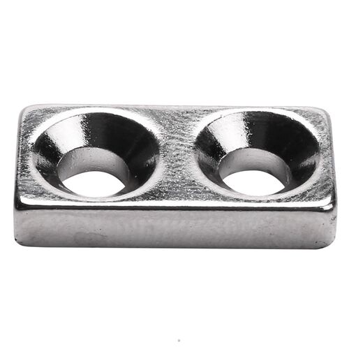 10pcs N35 Grade Super Strong Block Countersunk Magnet Neodym