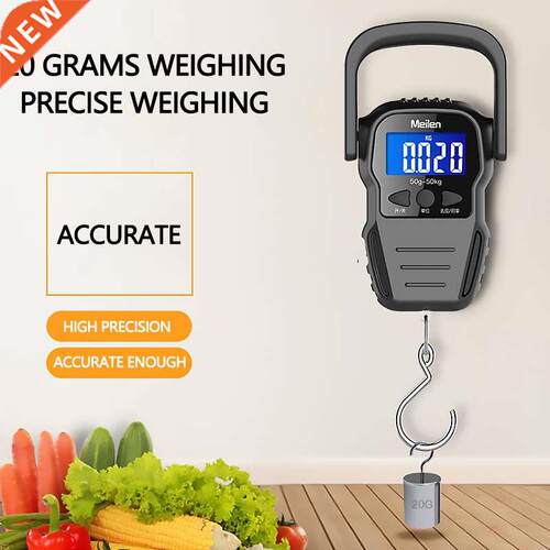 50Kg /10g Hanging Scale Digital Hand Held Portable Fish Hook